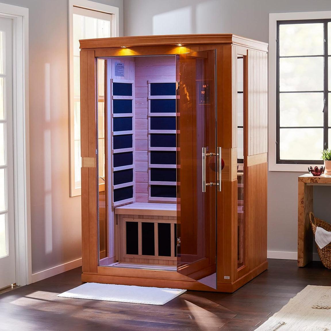 ValiroWood- Venice Elite 2-person Ultra Low EMF FAR Infrared Sauna - DYN-6210-01 Elite-Sauna-valirowood
