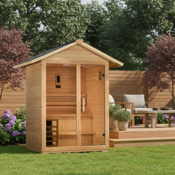Golden Designs Arlberg 3 Person Traditional Outdoor Sauna (GDI-8103-01)