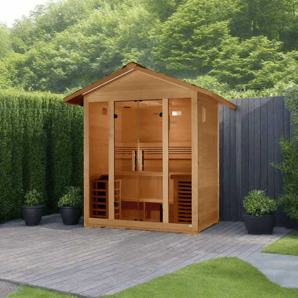 Golden Designs Vorarlberg 5 Person Traditional Outdoor Sauna (GDI-8105-01)
