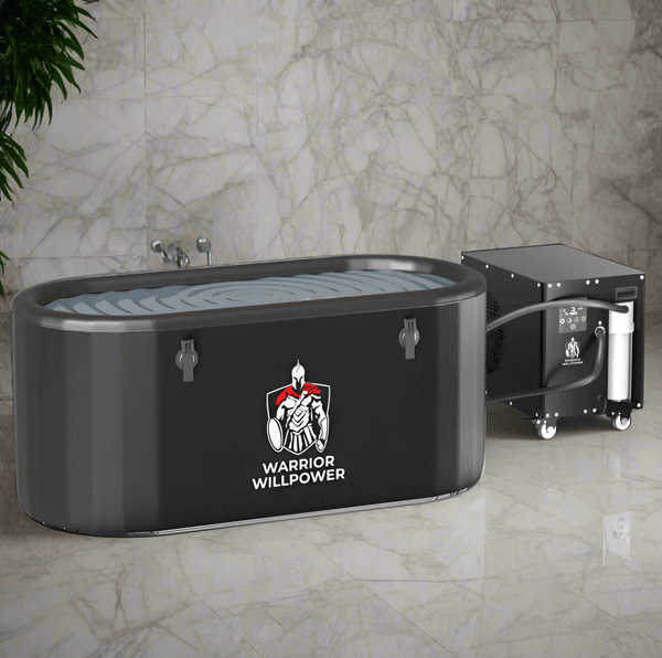 Warrior Max 1 HP Wi Fi Water Chiller / Heater Bundle + XL Ice Bath Tub
