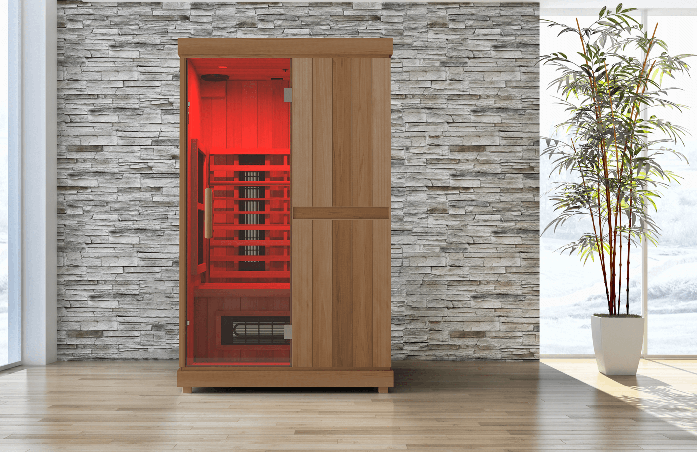 ValiroWood- 2 Full Spectrum 2-Person Infrared Sauna-Sauna-valiro­wood