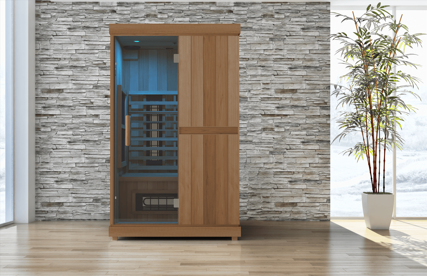 ValiroWood- 2 Full Spectrum 2-Person Infrared Sauna-Sauna-valiro­wood