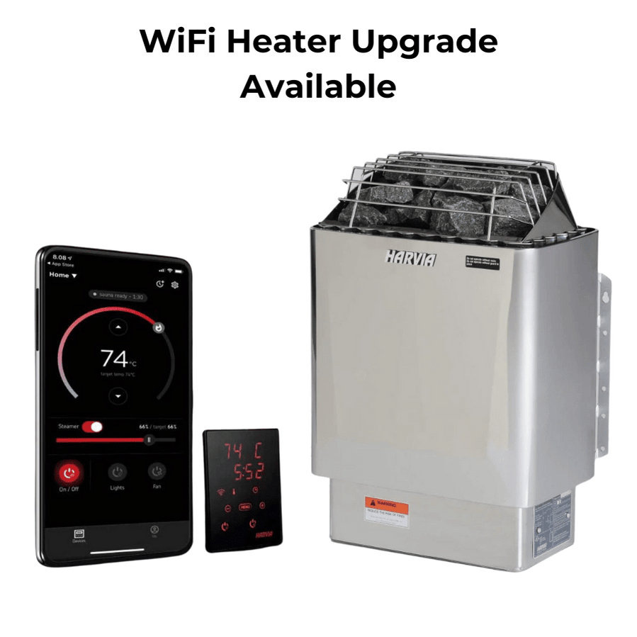 ValiroWood- 2025 Soria GDI-8330-01 3 Person Hybrid Indoor Sauna.-Sauna-valiro­wood