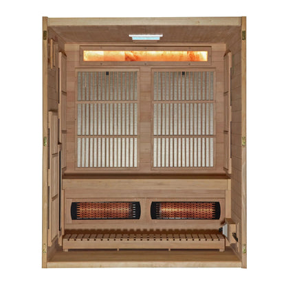 ValiroWood- 2025 Soria GDI-8330-01 3 Person Hybrid Indoor Sauna.-Sauna-valiro­wood
