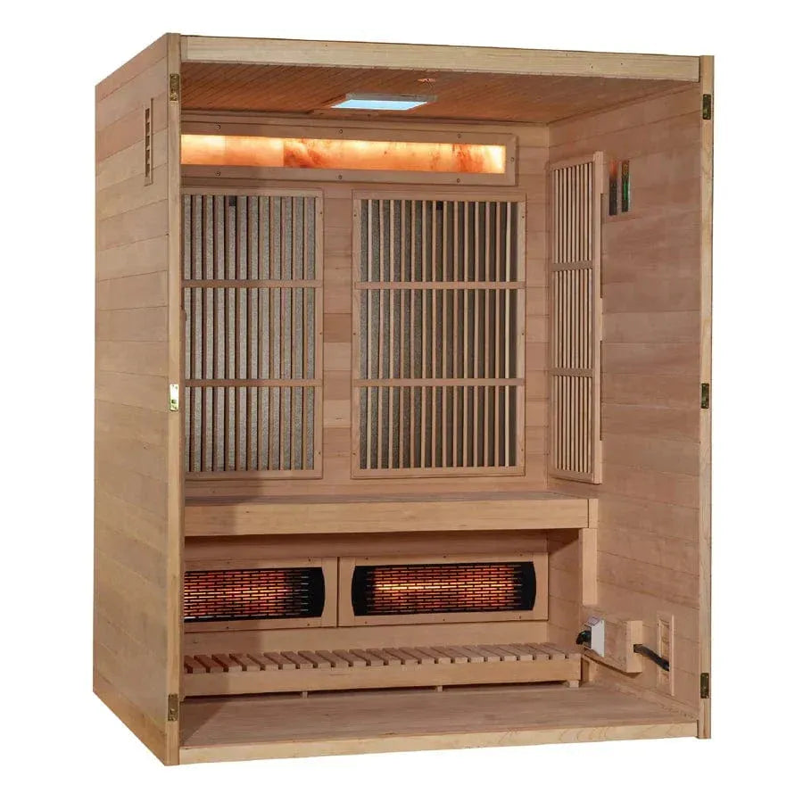 ValiroWood- 2025 Soria GDI-8330-01 3 Person Hybrid Indoor Sauna.-Sauna-valiro­wood