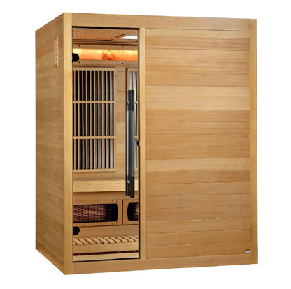ValiroWood- 2025 Soria GDI-8330-01 3 Person Hybrid Indoor Sauna.-Sauna-valiro­wood