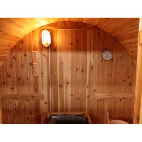 ValiroWood- Aurora 2-4 Person Traditional Barrel Sauna 300SH-valiro­wood