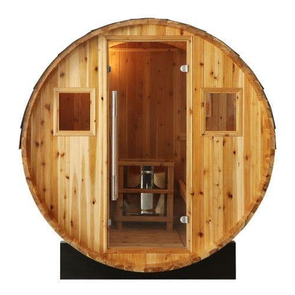 ValiroWood- Aurora 2-4 Person Traditional Barrel Sauna 300SH-valiro­wood