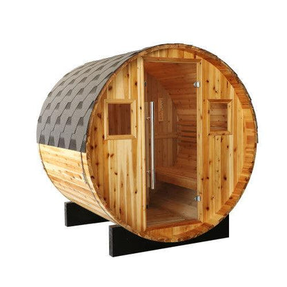 ValiroWood- Aurora 2-4 Person Traditional Barrel Sauna 300SH-valiro­wood