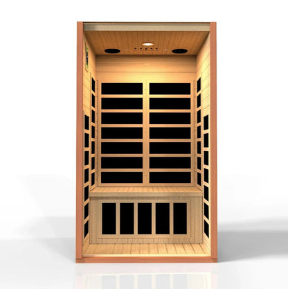 ValiroWood- "Avila" 1-2-person Low EMF FAR Infrared Sauna DYN-6103-01-Sauna-valiro­wood