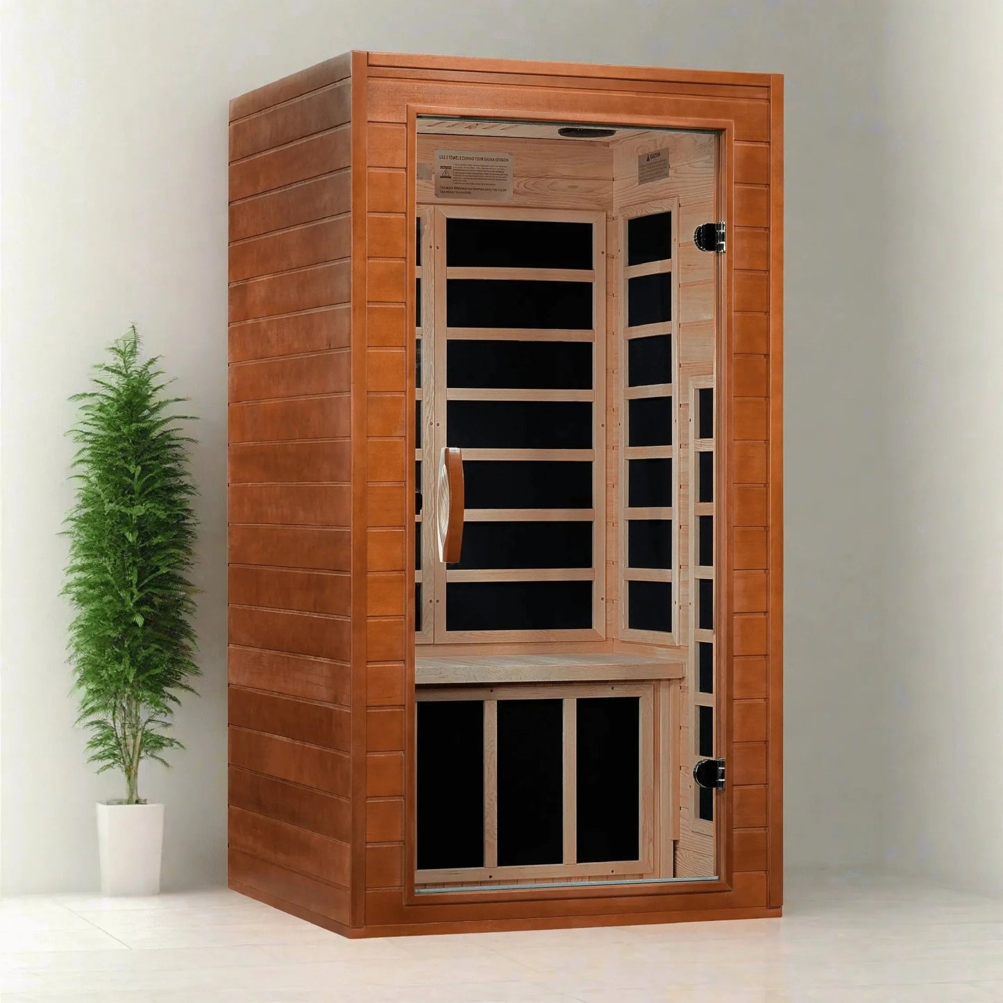 ValiroWood- Avila Elite 1-2-person Ultra Low EMF FAR Infrared Sauna - DYN-6103-01 Elite-Sauna-valiro­wood