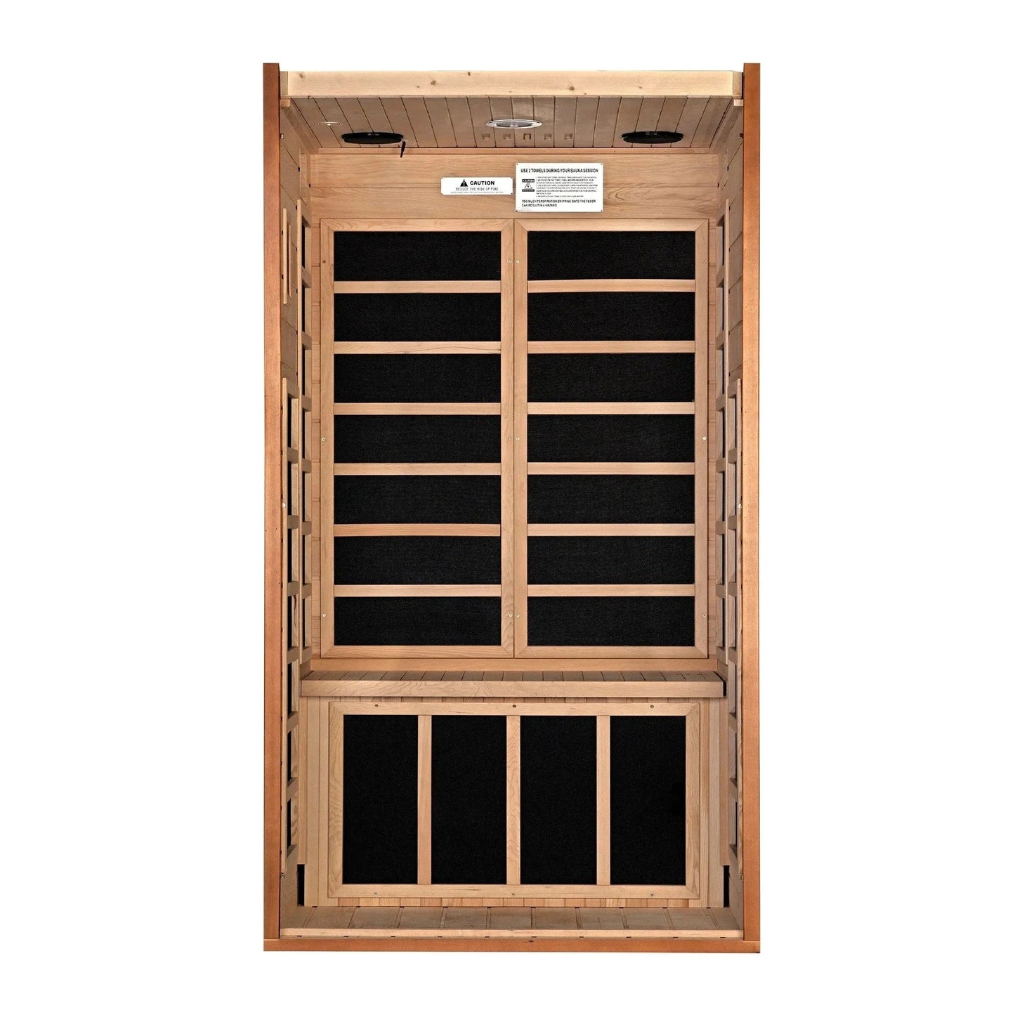 ValiroWood- Avila Elite 1-2-person Ultra Low EMF FAR Infrared Sauna - DYN-6103-01 Elite-Sauna-valiro­wood