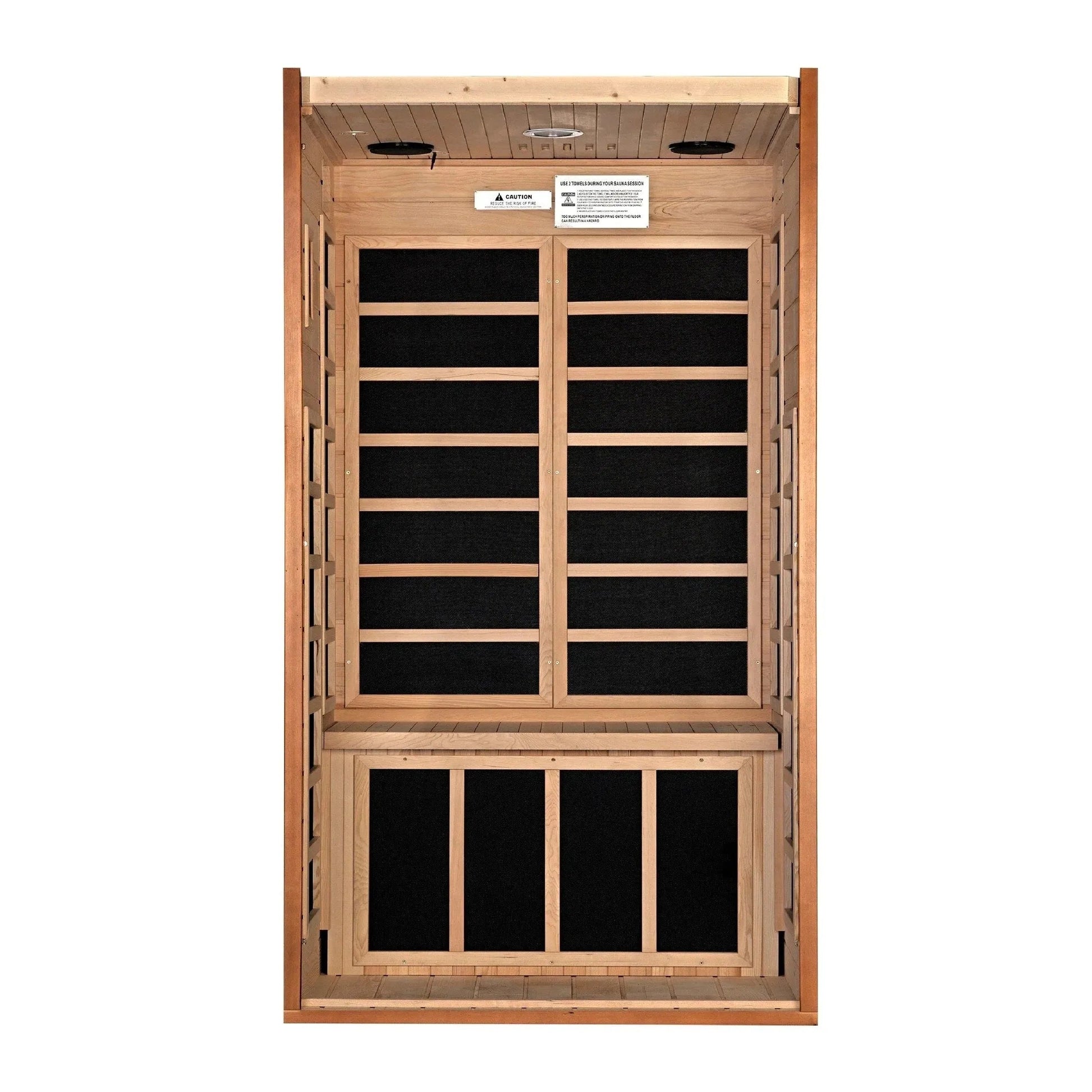 ValiroWood- Avila Elite 1-2-person Ultra Low EMF FAR Infrared Sauna - DYN-6103-01 Elite-Sauna-valiro­wood