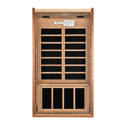 ValiroWood- Avila Elite 1-2-person Ultra Low EMF FAR Infrared Sauna - DYN-6103-01 Elite-Sauna-valiro­wood