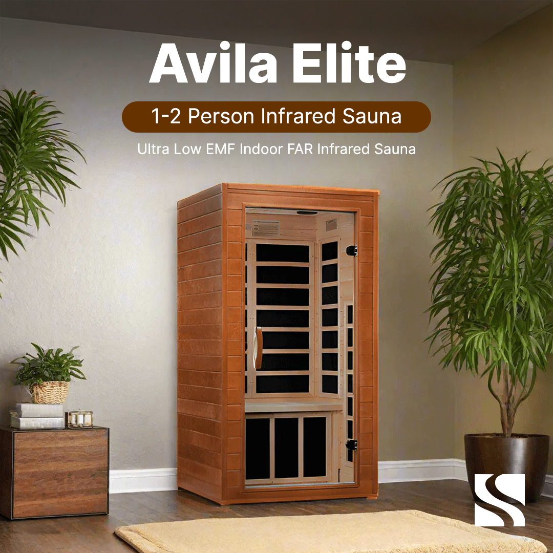 ValiroWood- Avila Elite 1-2-person Ultra Low EMF FAR Infrared Sauna - DYN-6103-01 Elite-Sauna-valiro­wood