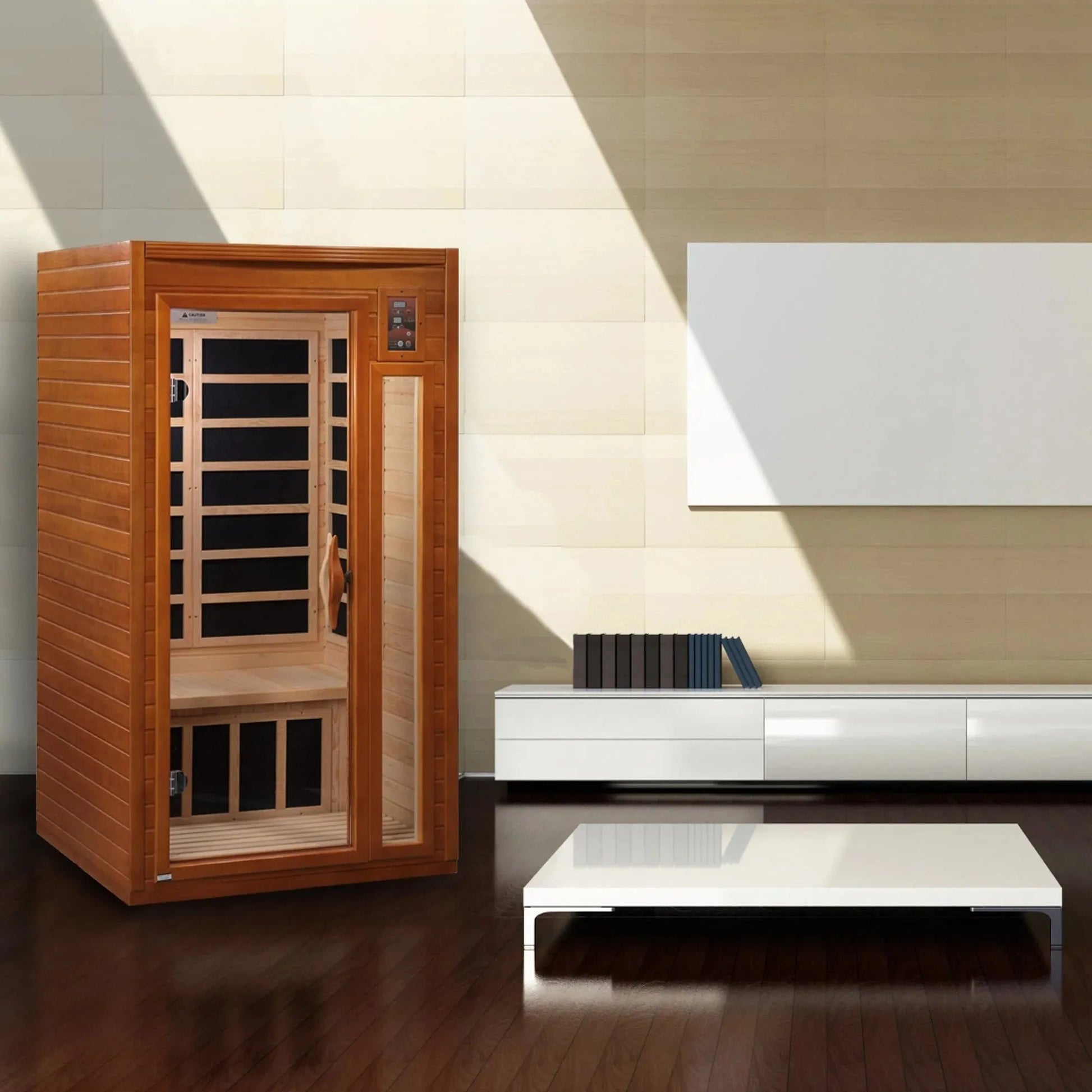 ValiroWood- "Barcelona" 1-2-person Low EMF FAR Infrared Sauna DYN-6106-01-Sauna-valiro­wood