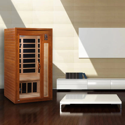 ValiroWood- "Barcelona" 1-2-person Low EMF FAR Infrared Sauna DYN-6106-01-Sauna-valiro­wood