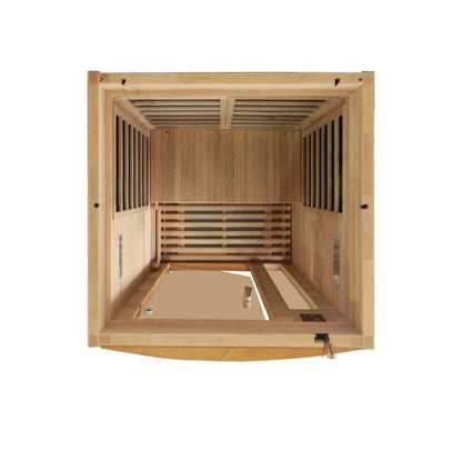 ValiroWood- "Barcelona" 1-2-person Low EMF FAR Infrared Sauna DYN-6106-01-Sauna-valiro­wood