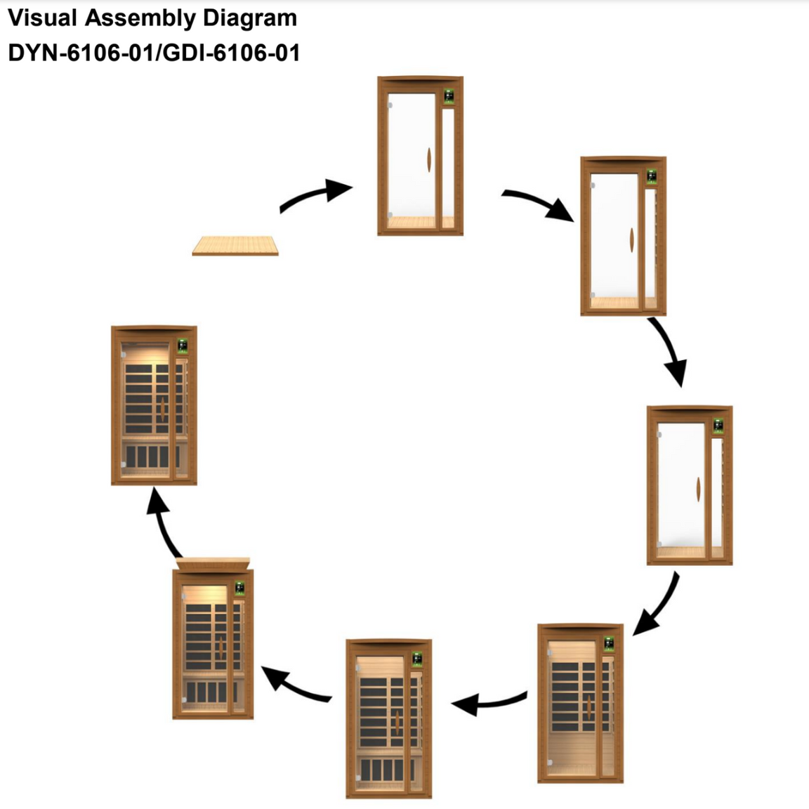 ValiroWood- "Barcelona" 1-2-person Low EMF FAR Infrared Sauna DYN-6106-01-Sauna-valiro­wood