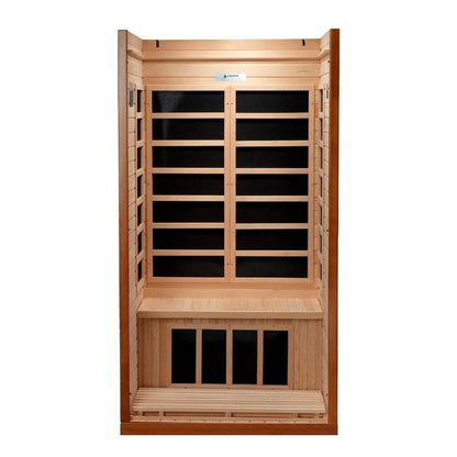 ValiroWood- Barcelona Elite 1-2-person Ultra Low EMF FAR Infrared Sauna - DYN-6106-01 Elite-Sauna-valiro­wood