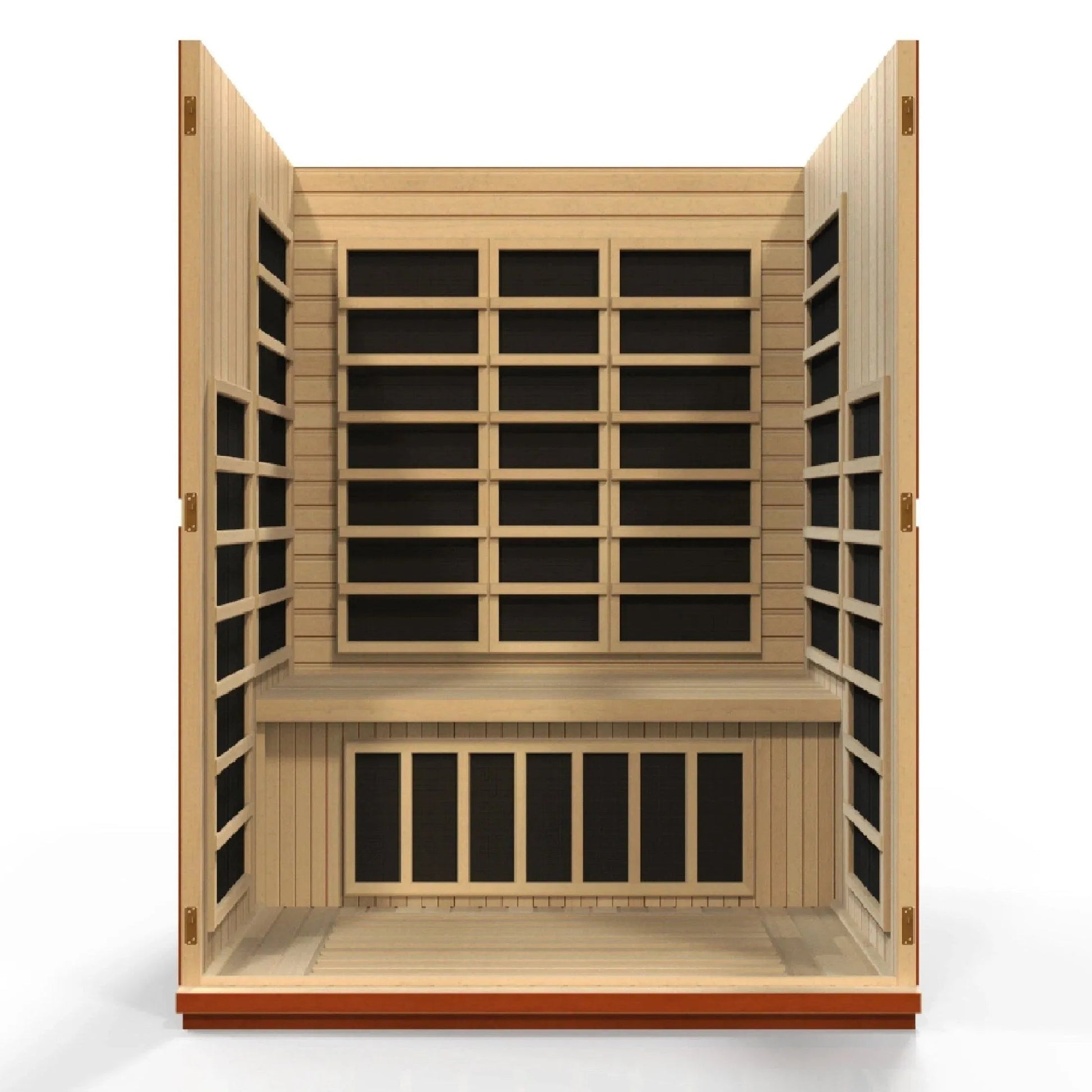 ValiroWood- "Bellagio" 3-person Low EMF FAR Infrared Sauna - DYN-6306-02-Sauna-valiro­wood