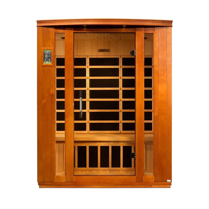 ValiroWood- "Bellagio" 3-person Low EMF FAR Infrared Sauna - DYN-6306-02-Sauna-valiro­wood