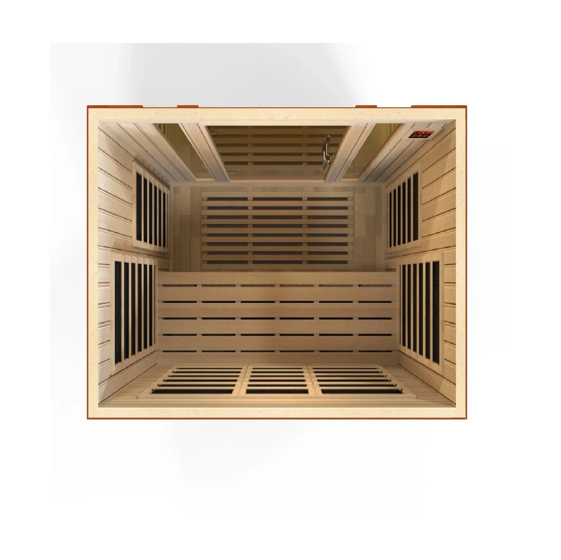 ValiroWood- "Bellagio" 3-person Low EMF FAR Infrared Sauna - DYN-6306-02-Sauna-valiro­wood