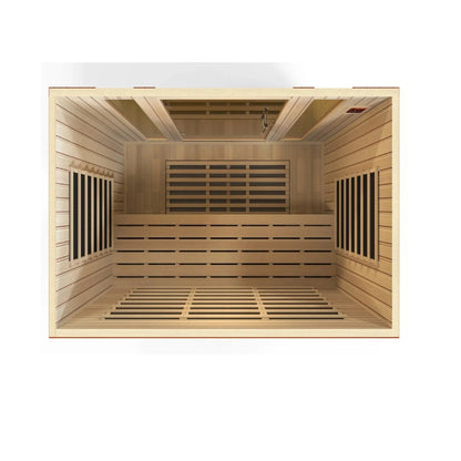 ValiroWood- "Bergamo" 4-person Low EMF FAR Infrared Sauna DYN-6440-01-Sauna-valiro­wood