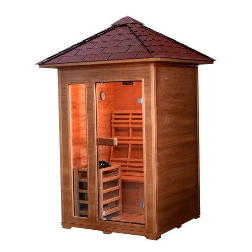 ValiroWood- Bristow 2-Person Outdoor Traditional Sauna 200D2-Sauna-valiro­wood