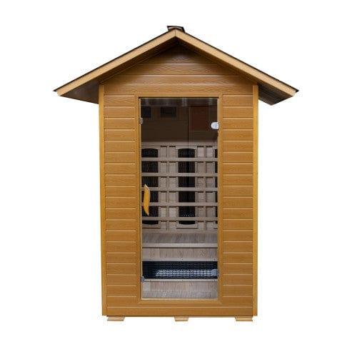 ValiroWood- Burlington 2-Person Outdoor Infrared Sauna 200D-Sauna-valiro­wood