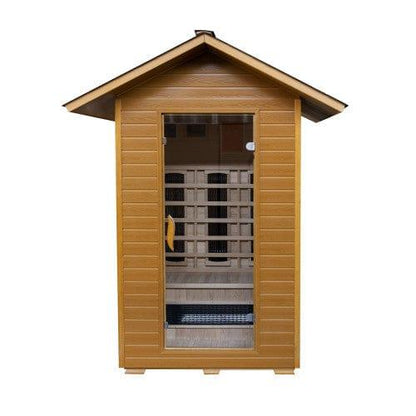 ValiroWood- Burlington 2-Person Outdoor Infrared Sauna 200D-Sauna-valiro­wood