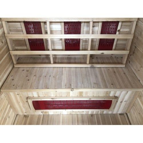 ValiroWood- Burlington 2-Person Outdoor Infrared Sauna 200D-Sauna-valiro­wood
