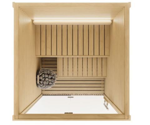 ValiroWood- Cala Glass Cabin Sauna Kit-Sauna-valiro­wood