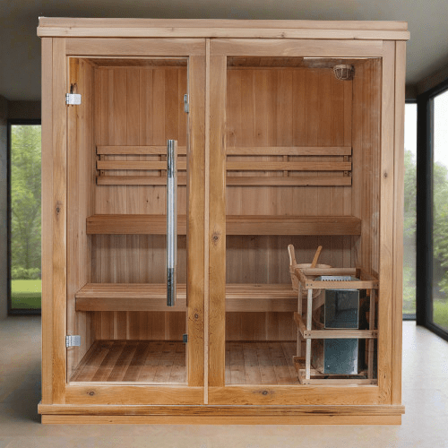 ValiroWood- Charleston 4-Person Indoor Traditional Sauna 400TN-Sauna-valiro­wood