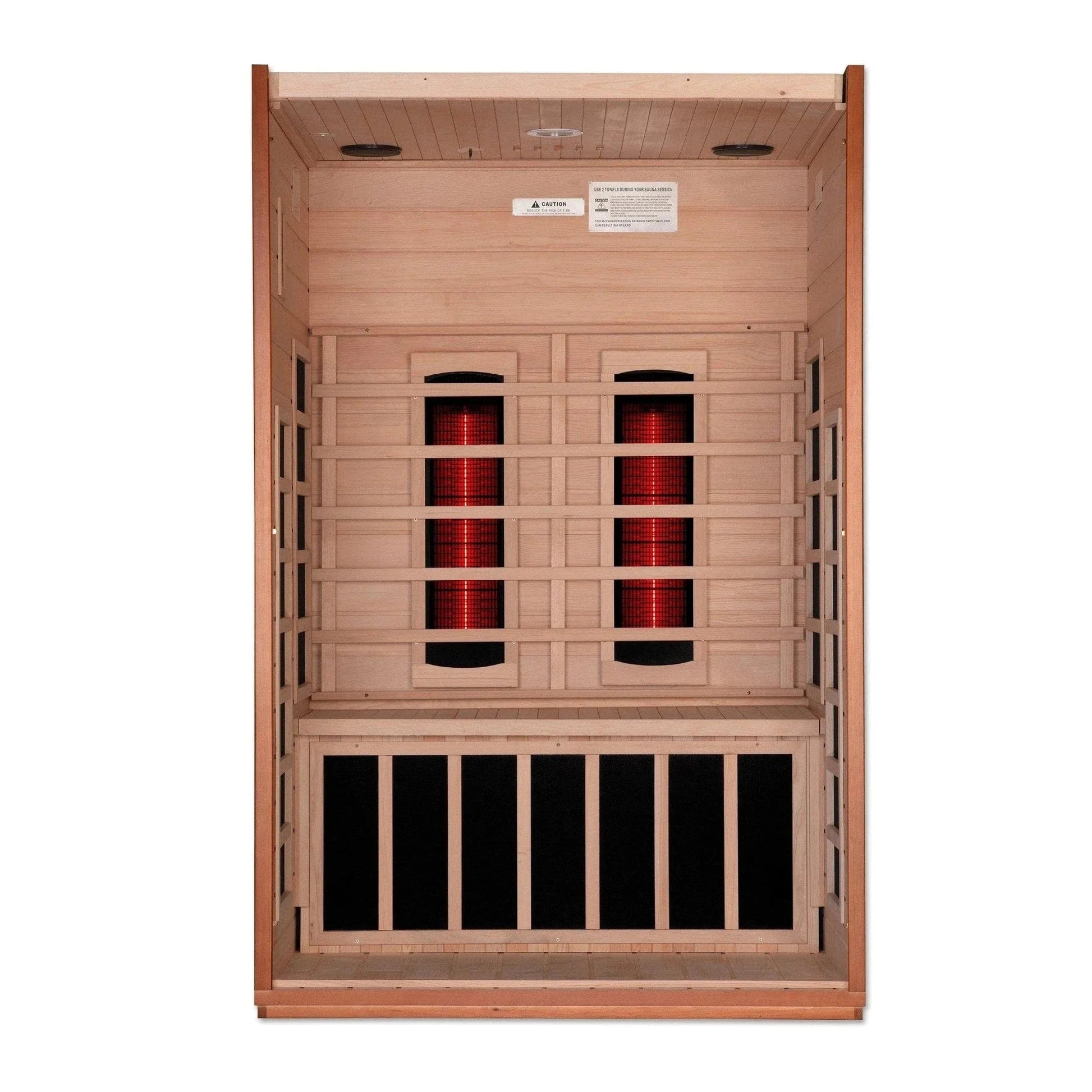 ValiroWood- "Cordoba" 2-Person Full Spectrum Near Zero EMF FAR Infrared Sauna DYN-6203-02 FS-Sauna-valiro­wood