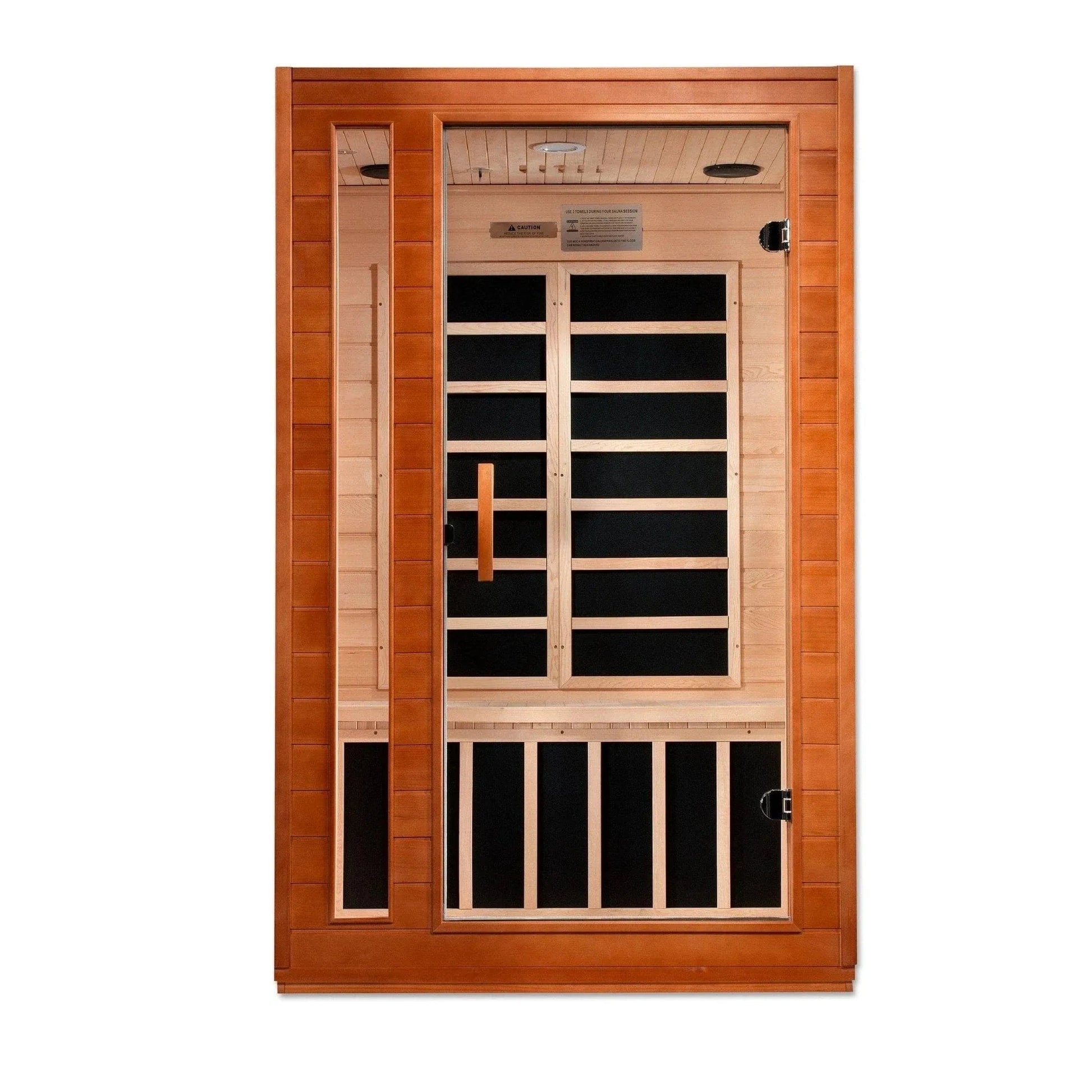 ValiroWood- "Cordoba" 2-person Low EMF FAR Infrared Sauna - DYN-6203-01-Sauna-valiro­wood