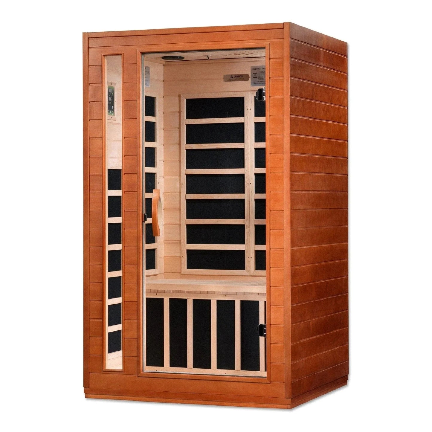 ValiroWood- "Cordoba" 2-person Low EMF FAR Infrared Sauna - DYN-6203-01-Sauna-valiro­wood