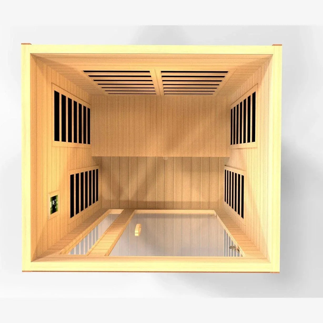 ValiroWood- "Cordoba" 2-person Low EMF FAR Infrared Sauna - DYN-6203-01-Sauna-valiro­wood