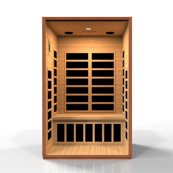 ValiroWood- Cordoba Elite 2-person Ultra Low EMF FAR Infrared Sauna - DYN-6203-01 Elite-Sauna-valiro­wood