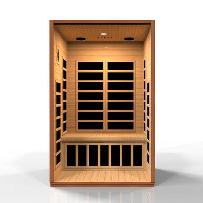 ValiroWood- Cordoba Elite 2-person Ultra Low EMF FAR Infrared Sauna - DYN-6203-01 Elite-Sauna-valiro­wood