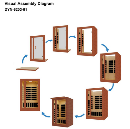 ValiroWood- Cordoba Elite 2-person Ultra Low EMF FAR Infrared Sauna - DYN-6203-01 Elite-Sauna-valiro­wood