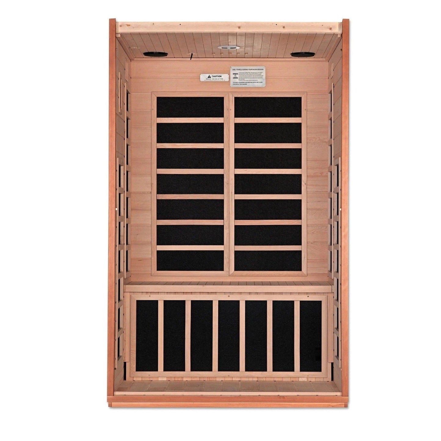 ValiroWood- Cordoba Elite 2-person Ultra Low EMF FAR Infrared Sauna - DYN-6203-01 Elite-Sauna-valiro­wood