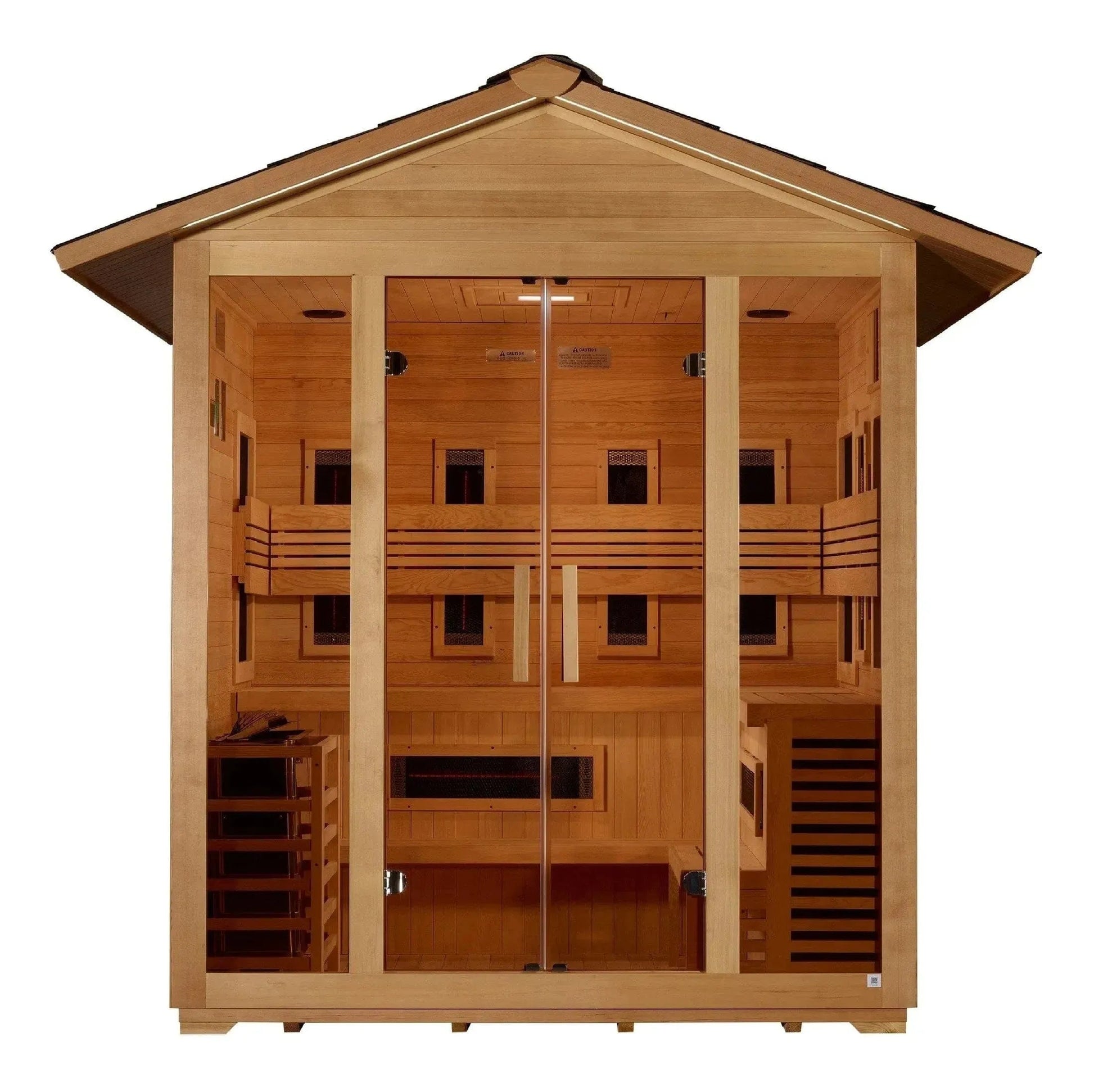 ValiroWood- "Gargellen" 5 Person Hybrid Outdoor Sauna GDI-8125-01-Sauna-valiro­wood