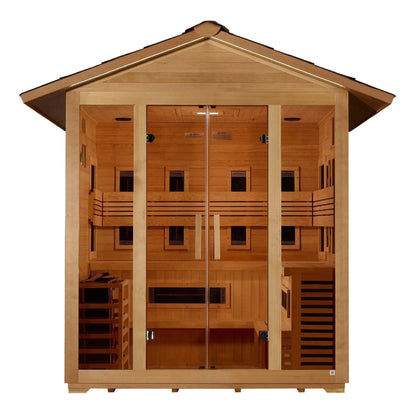 ValiroWood- "Gargellen" 5 Person Hybrid Outdoor Sauna GDI-8125-01-Sauna-valiro­wood