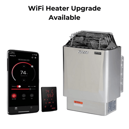 ValiroWood- "Gargellen" 5 Person Hybrid Outdoor Sauna GDI-8125-01-Sauna-valiro­wood