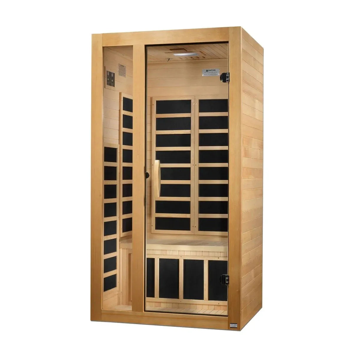 ValiroWood- "Gracia" 1-2-person Low EMF FAR Infrared Sauna DYN-6119-01-Sauna-valiro­wood