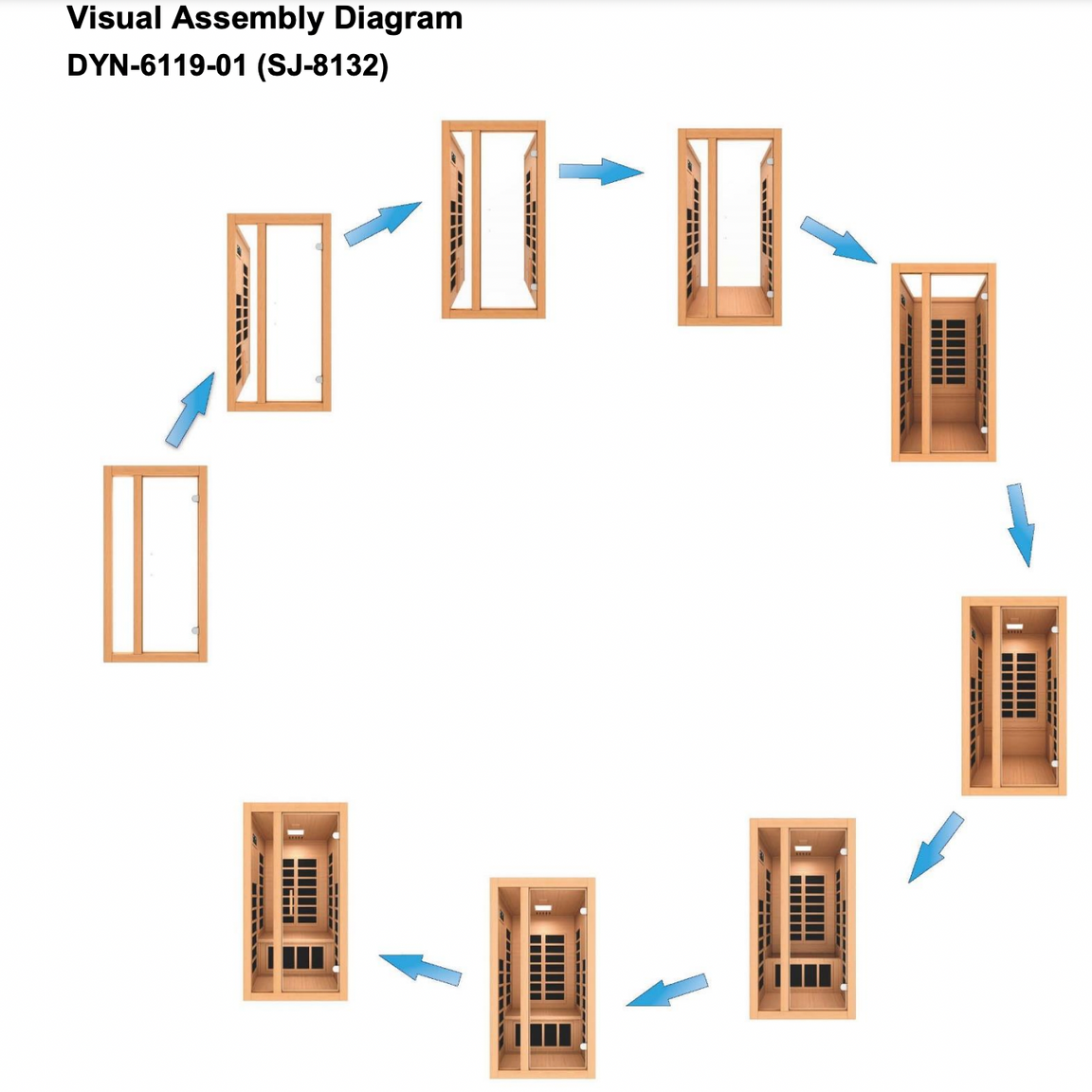 ValiroWood- "Gracia" 1-2-person Low EMF FAR Infrared Sauna DYN-6119-01-Sauna-valiro­wood