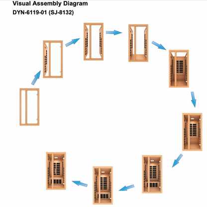 ValiroWood- "Gracia" 1-2-person Low EMF FAR Infrared Sauna DYN-6119-01-Sauna-valiro­wood