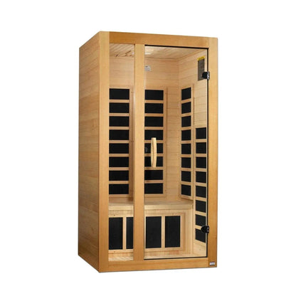 ValiroWood- "Gracia" 1-2-person Low EMF FAR Infrared Sauna DYN-6119-01-Sauna-valiro­wood