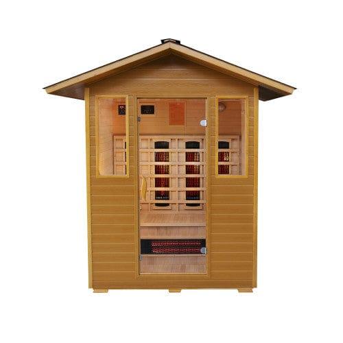 ValiroWood- Grandby 3-Person Outdoor Infrared Sauna 300D-Sauna-valiro­wood